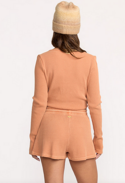 Debbie Vibes Knit Shorts - Sunburnt