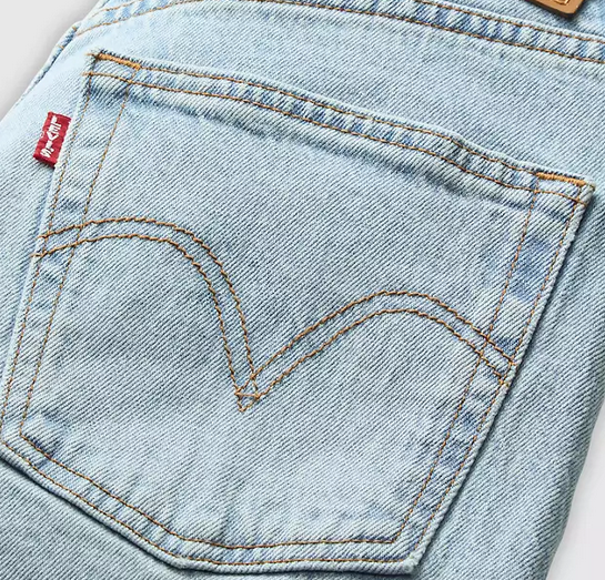 Ribcage Straight Full Length - Valley View/Dark Wash