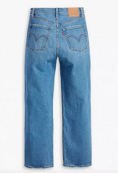 Ribcage Straight Ankle Jeans - Dance Around/Medium Wash