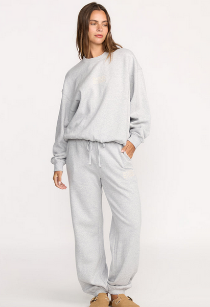 So Sunny Kendal Crewneck Sweatshirt - Heather Gray
