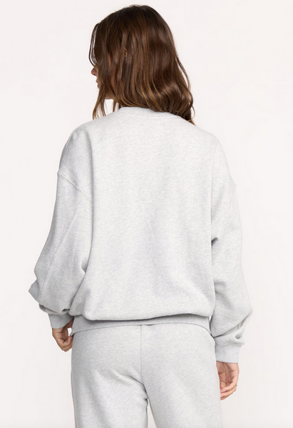 So Sunny Kendal Crewneck Sweatshirt - Heather Gray