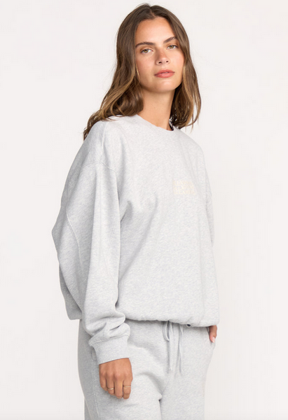 So Sunny Kendal Crewneck Sweatshirt - Heather Gray
