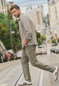 5 Pocket Flex Terry Slim Straight Pant - Olive
