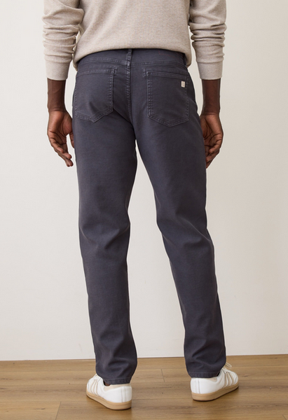 5 Pocket Flex Terry Slim Straight Pant - Faded Navy