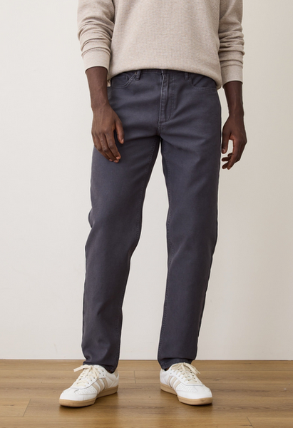 5 Pocket Flex Terry Slim Straight Pant - Faded Navy