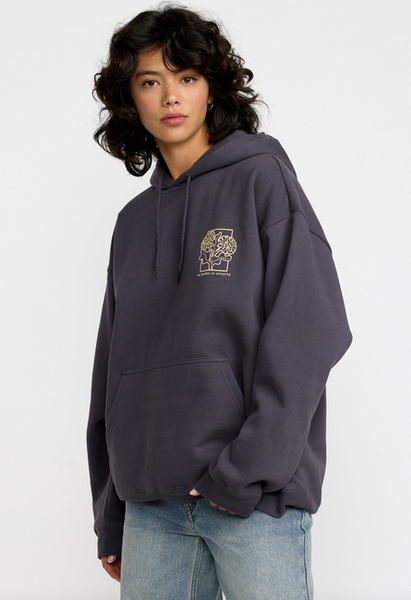 Baggie Boyfriend Hoodie - Gravel
