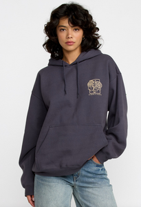 Baggie Boyfriend Hoodie - Gravel
