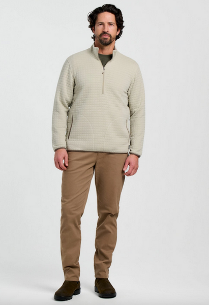 Downvalley Quarter Zip - Heather Sandstone