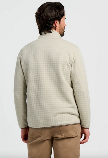 Downvalley Quarter Zip - Heather Sandstone