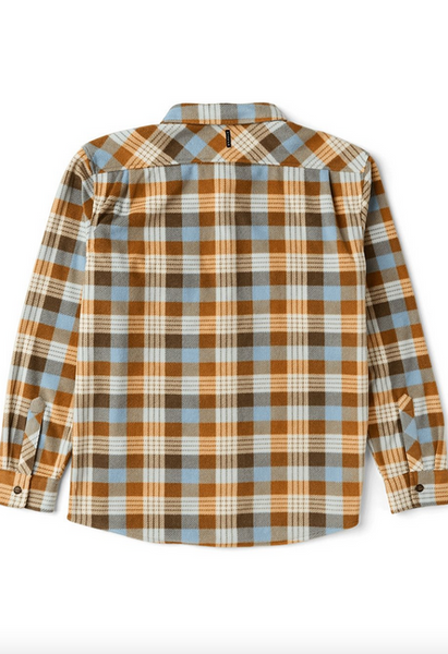 Eco-zy LS Polar Flannel - Faded Denim
