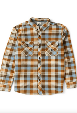 Eco-zy LS Polar Flannel - Faded Denim