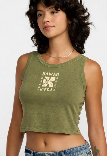 Hawaii Flow Tank - Cypress Green
