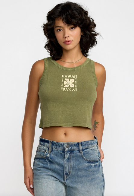 Hawaii Flow Tank - Cypress Green