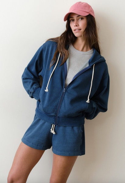 Cloud 9 Fleece Full-Zip Hoodie - indigo