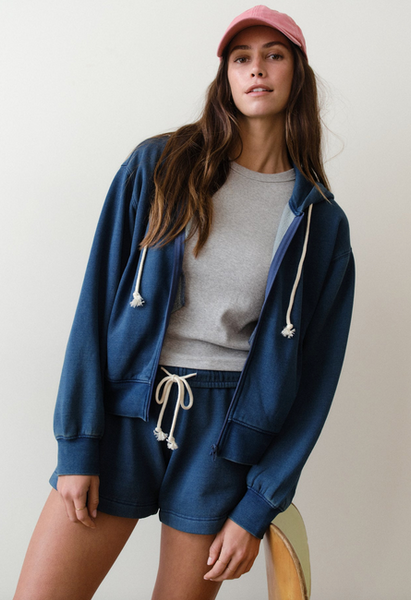 Cloud 9 Fleece Full-Zip Hoodie - indigo
