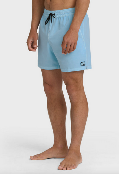 Every Other Day Wave Washed Layback 16" Trunks - Corydalis Blue
