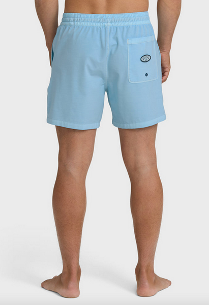 Every Other Day Wave Washed Layback 16" Trunks - Corydalis Blue