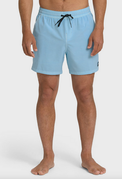 Every Other Day Wave Washed Layback 16" Trunks - Corydalis Blue