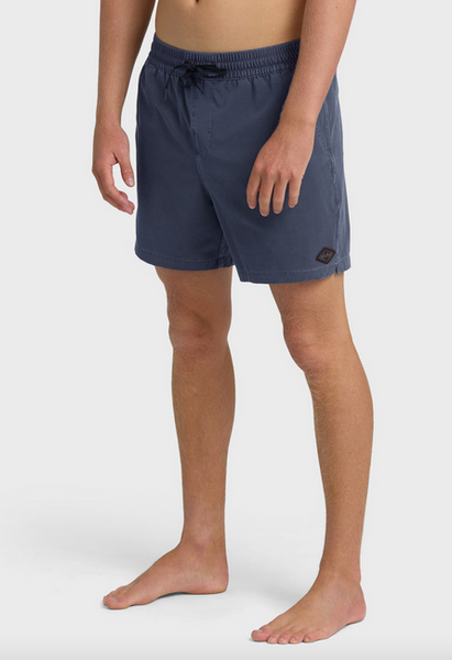 Every Other Day Wave Washed Layback 16" Trunks - Graystone