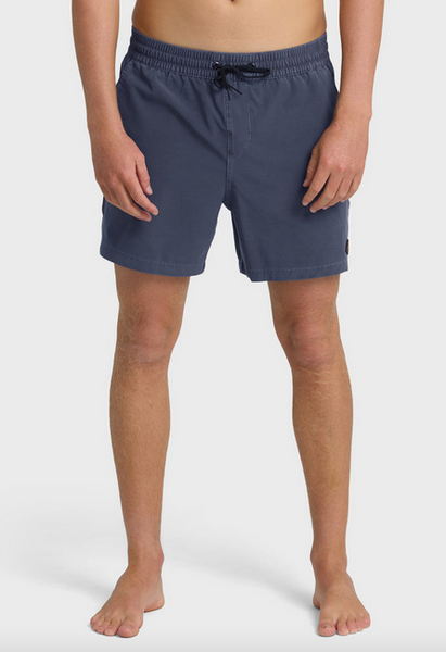 Every Other Day Wave Washed Layback 16" Trunks - Graystone