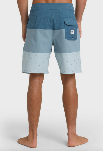 Tribong Lo Tide 19" Boardshorts - Blue Fog