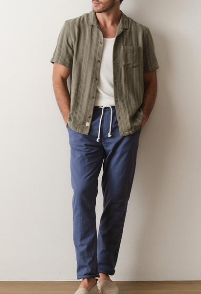 Dobby Resort Shirt - Olive