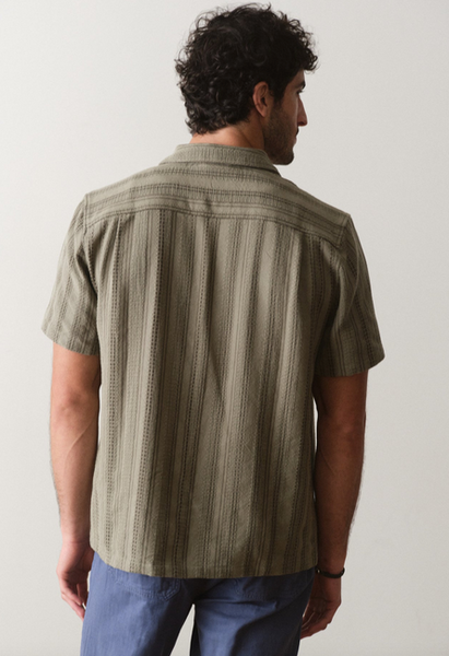 Dobby Resort Shirt - Olive