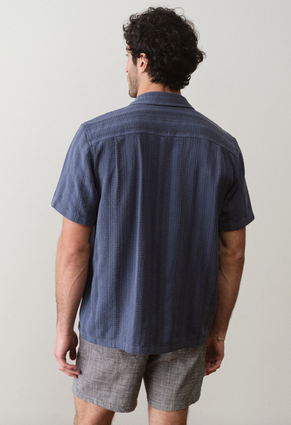 Dobby Resort Shirt - Navy