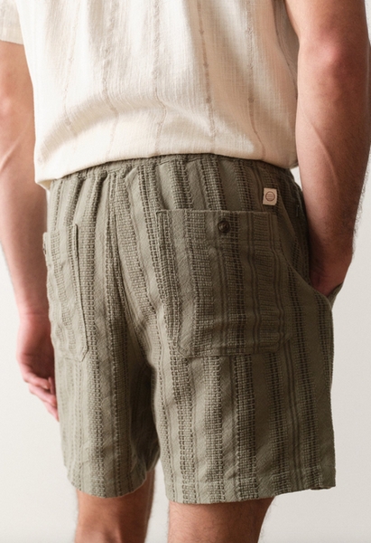Saturday Dobby Short 6" - Olive