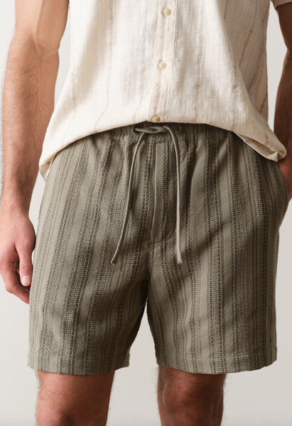 Saturday Dobby Short 6" - Olive
