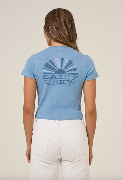 Sunshine Baby Tee - Ash Blue