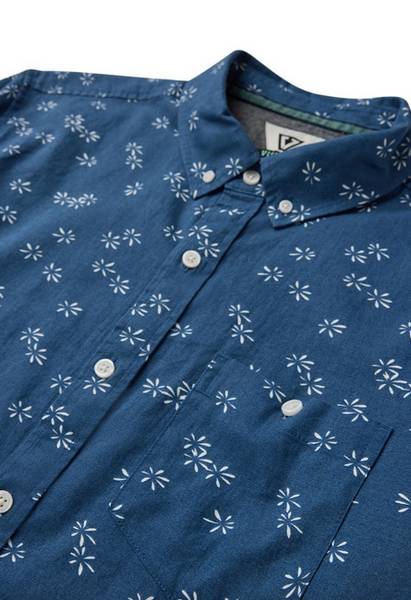 In Bloom Short Sleeve Shirt - Dark Denim