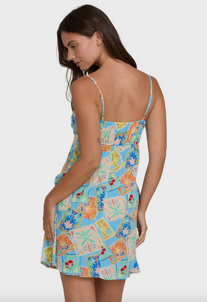 Last Sunset Mini Dress - Dream Blue