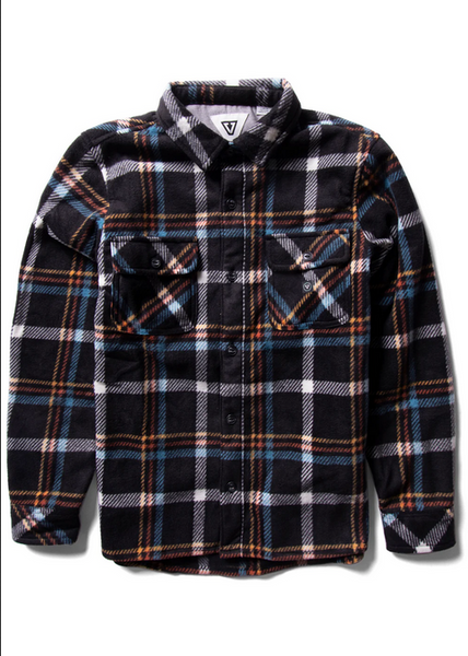 Eco-Zy Ls Polar Flannel - Black