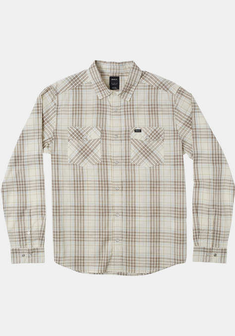 Neps Plaid Long Sleeve Shirt - Natural