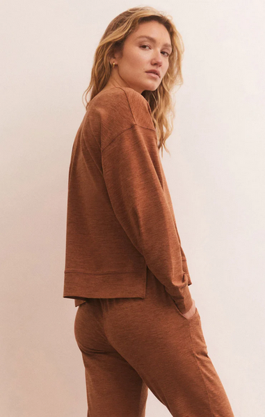 Ultra Soft Reversible Top - Heather Penny