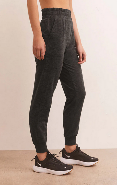 Ultra Soft Daytime Jogger - Heather Black