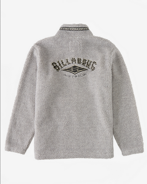 Boundary Tombstone Mock-Neck Sweatshirt - Oatmeal Heather