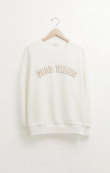 Good Vibes Sweatshirt - Sandstone