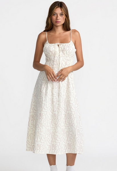 Maia Midi Dress - Cloud