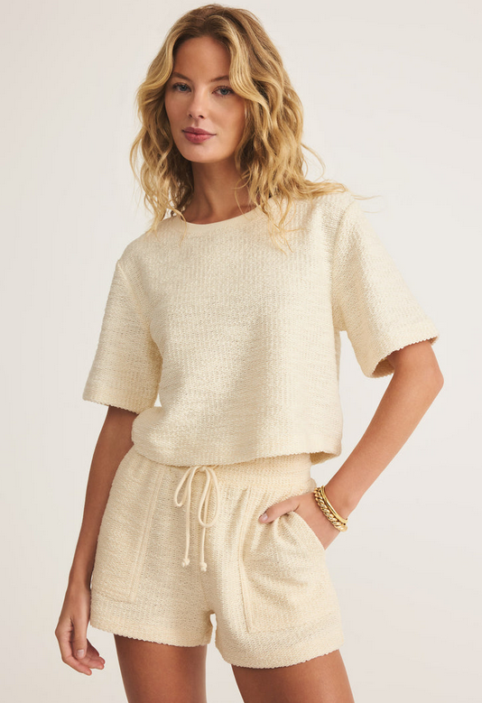 Curran Looped Terry Sweatshirt - Natural