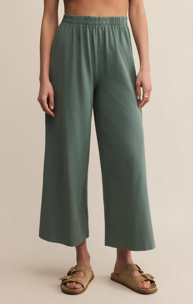 Scout Jersey Flare Pant - Hunter Green