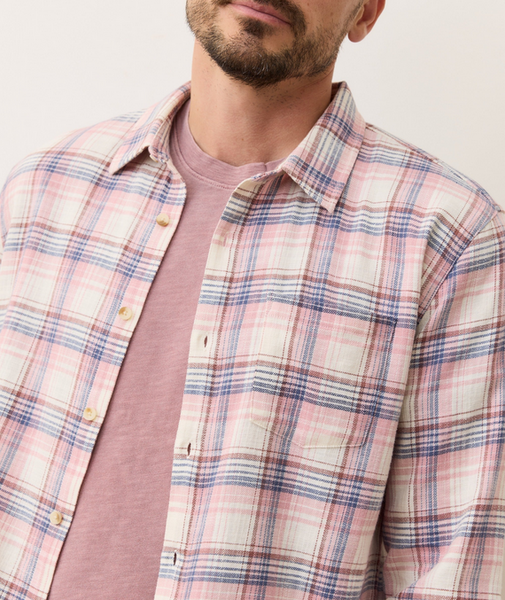 Classic Stretch Selvage Shirt - Warm Multi Plaid