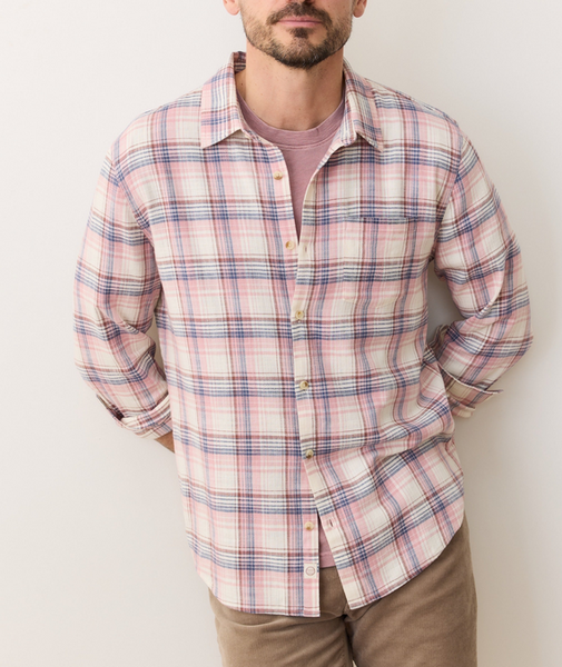 Classic Stretch Selvage Shirt - Warm Multi Plaid