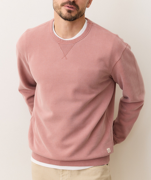 Relaxed Cloud 9 Fleece Crewneck - Ash Rose