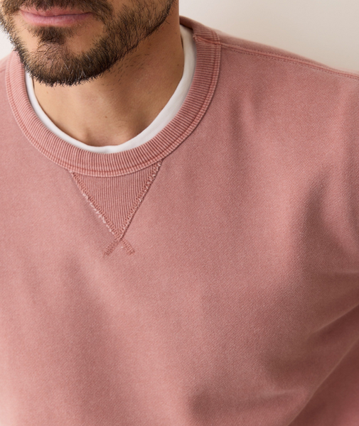 Relaxed Cloud 9 Fleece Crewneck - Ash Rose