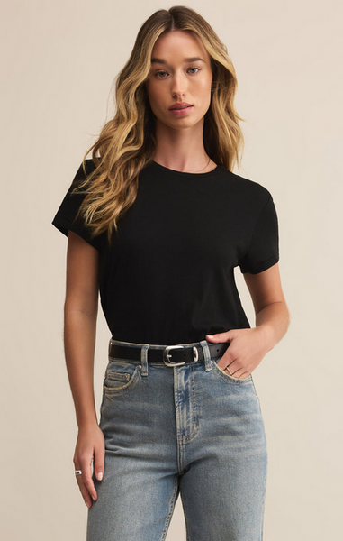 Tourist Knit Jersey Tee - Black