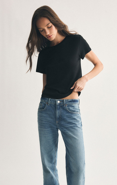 Tourist Knit Jersey Tee - Black