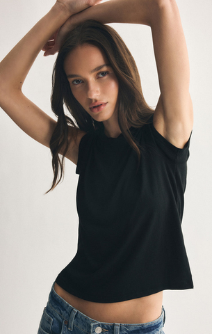 Tourist Knit Jersey Tee - Black