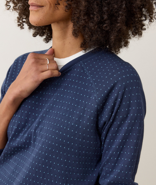 Juno Reversible Raglan - Moonlit Blue